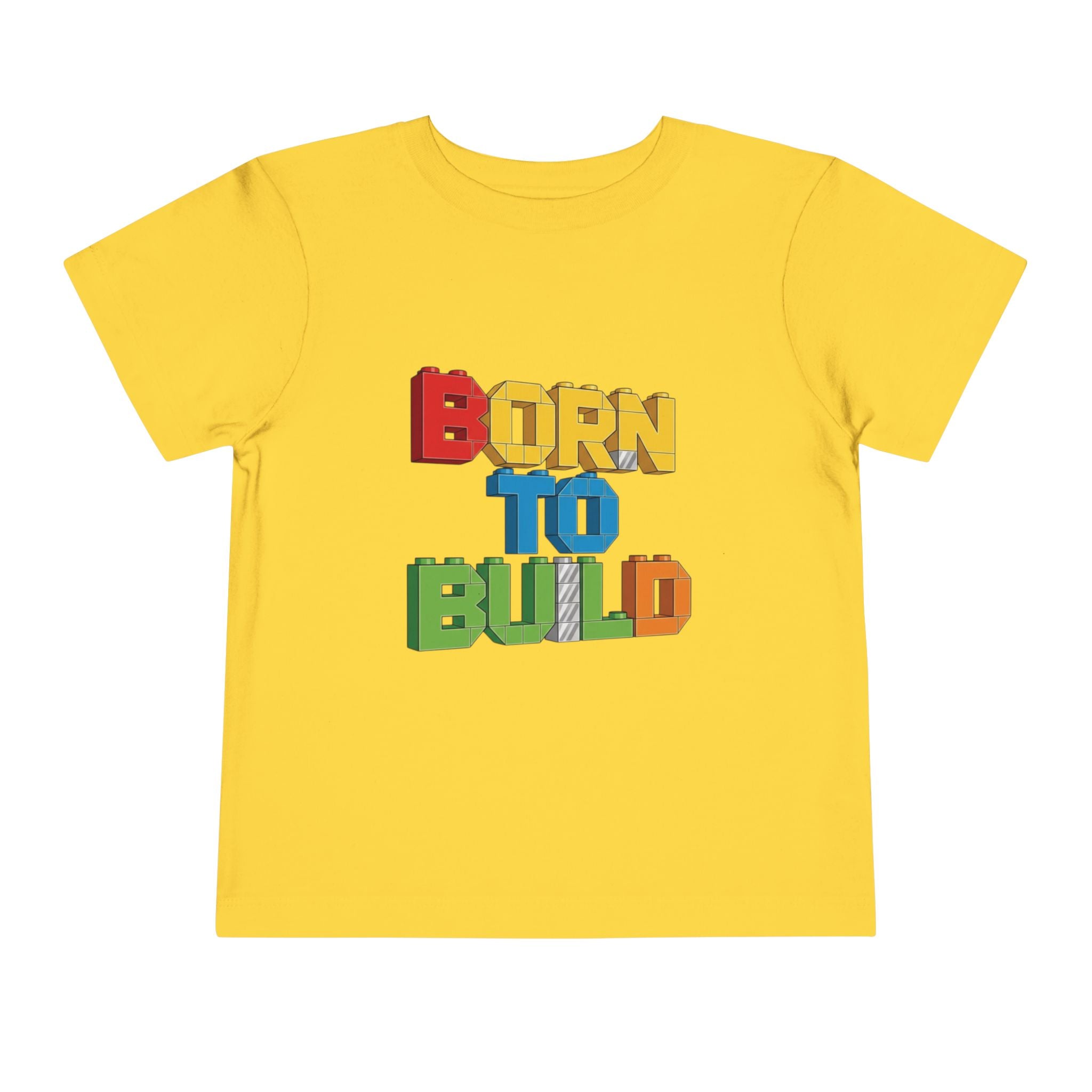 Born to Build Toddler Tee, Kids T-Shirt, Playful Children's Apparel, Birthday Gift, Playtime Outfit, Fun Learning Shirt