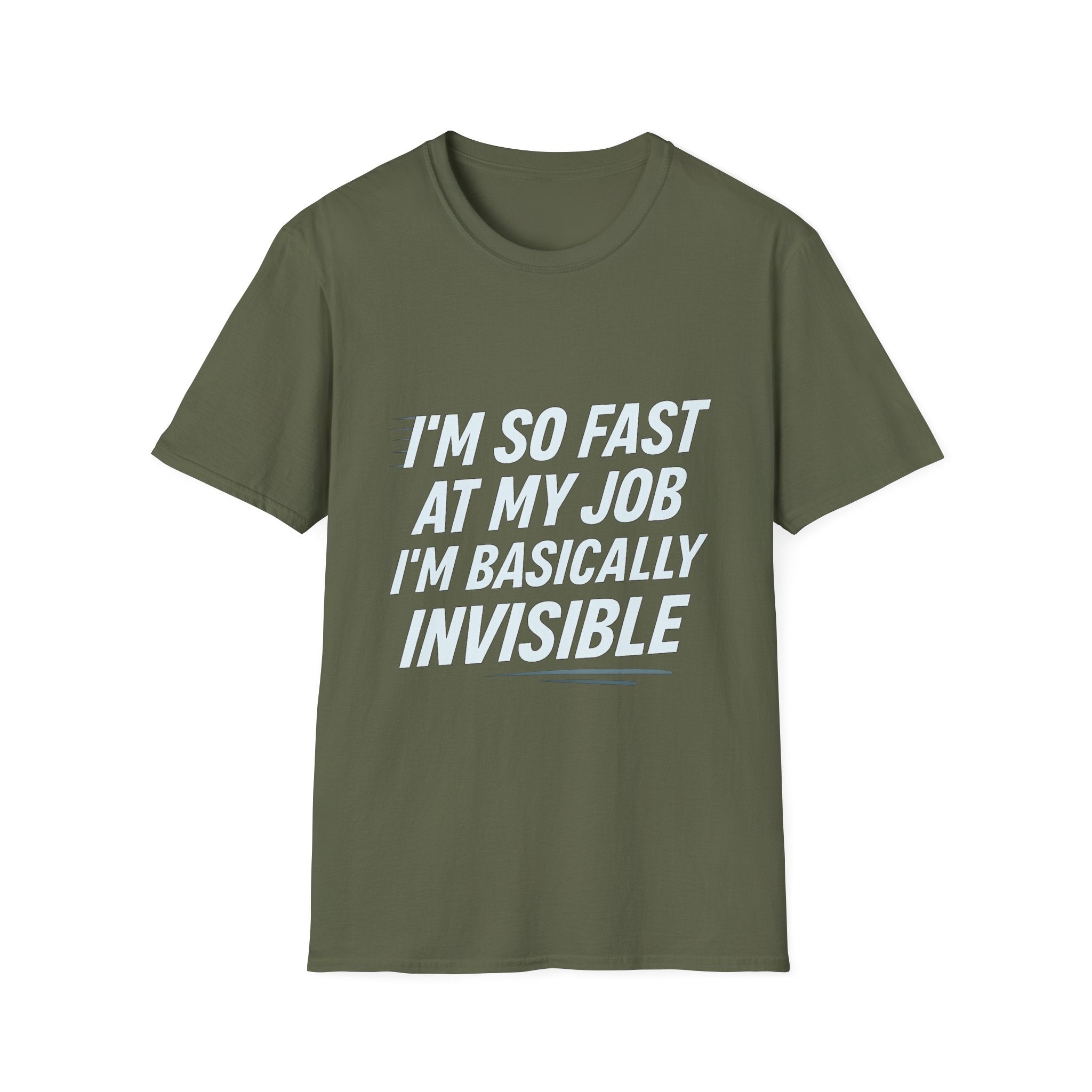 Invisible Job Humor T-Shirt, Funny Work Shirt, Gift for Coworkers, Unisex Tee, Comfy Casual Wear
