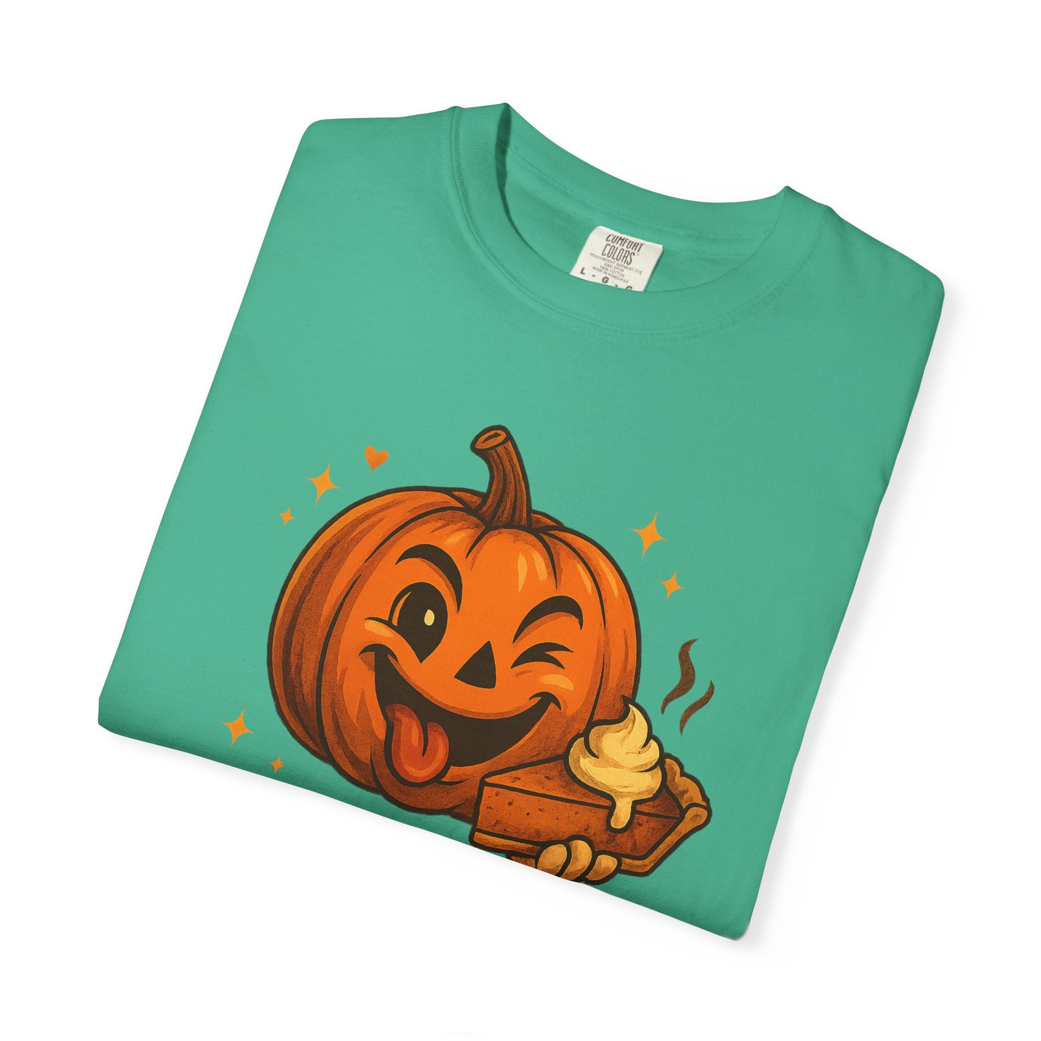 Pumpkin Pie Humor T-Shirt, Fall Apparel, Halloween Fun Shirt, Unisex Gift, Autumn Fashion Statement