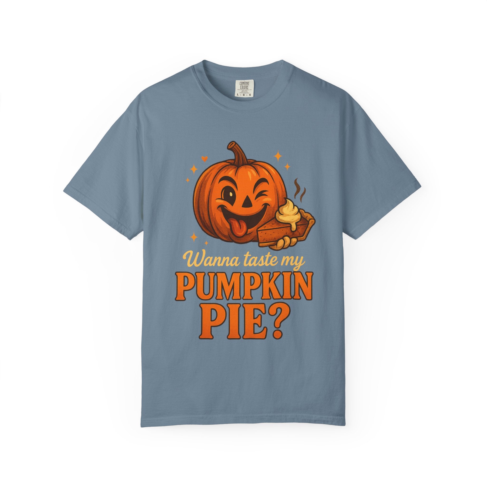 Pumpkin Pie Humor T-Shirt, Fall Apparel, Halloween Fun Shirt, Unisex Gift, Autumn Fashion Statement