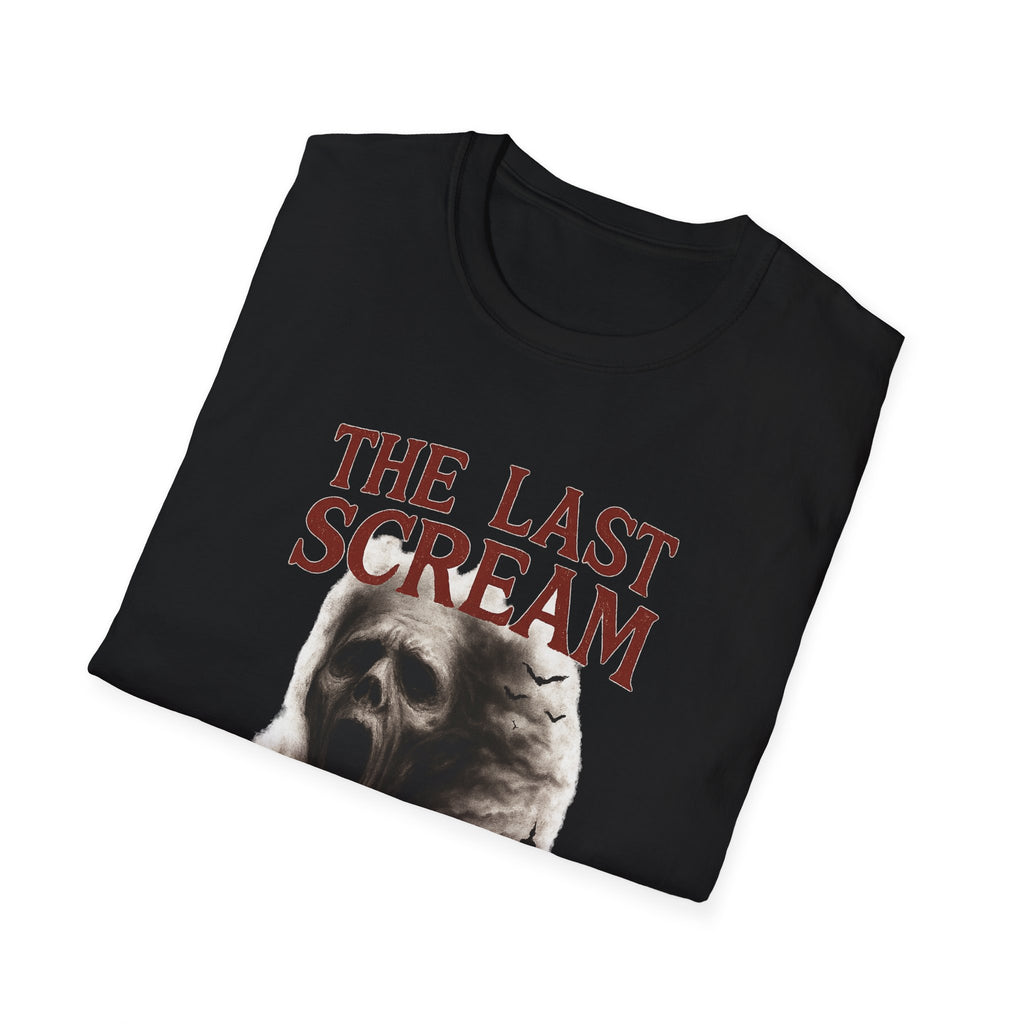 Spooky Horror Graphic Tee, Unisex Softstyle T-Shirt for Halloween, Horror Fans, Ghost Lovers, Gifting