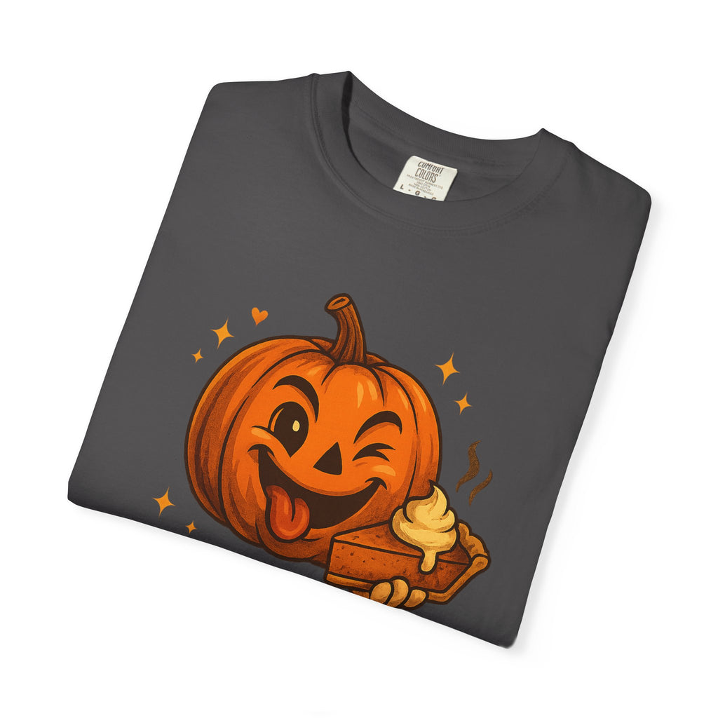 Pumpkin Pie Humor T-Shirt, Fall Apparel, Halloween Fun Shirt, Unisex Gift, Autumn Fashion Statement