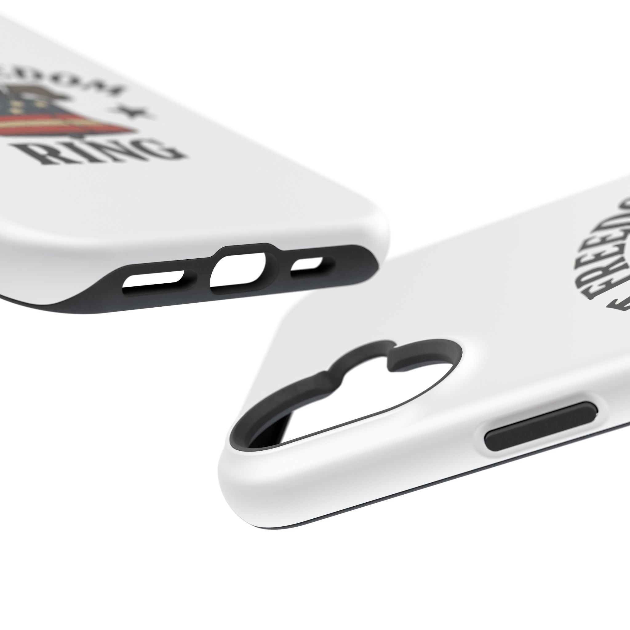 Magnetic Phone Cases with Patriotic Design, Let Freedom Ring Cases, Fun Phone Accessories, Gifts for Independence Day, Cell Phone Covers