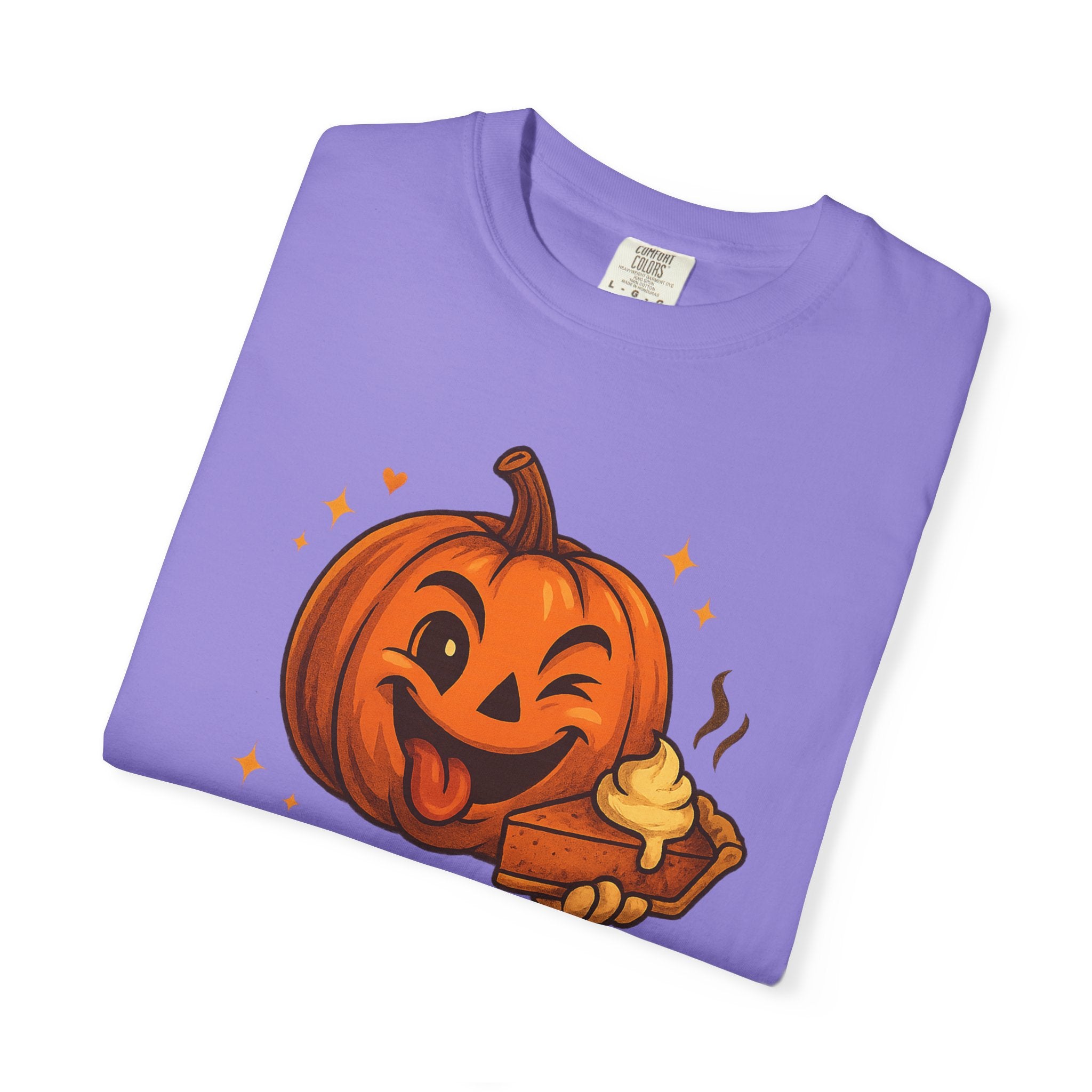 Pumpkin Pie Humor T-Shirt, Fall Apparel, Halloween Fun Shirt, Unisex Gift, Autumn Fashion Statement