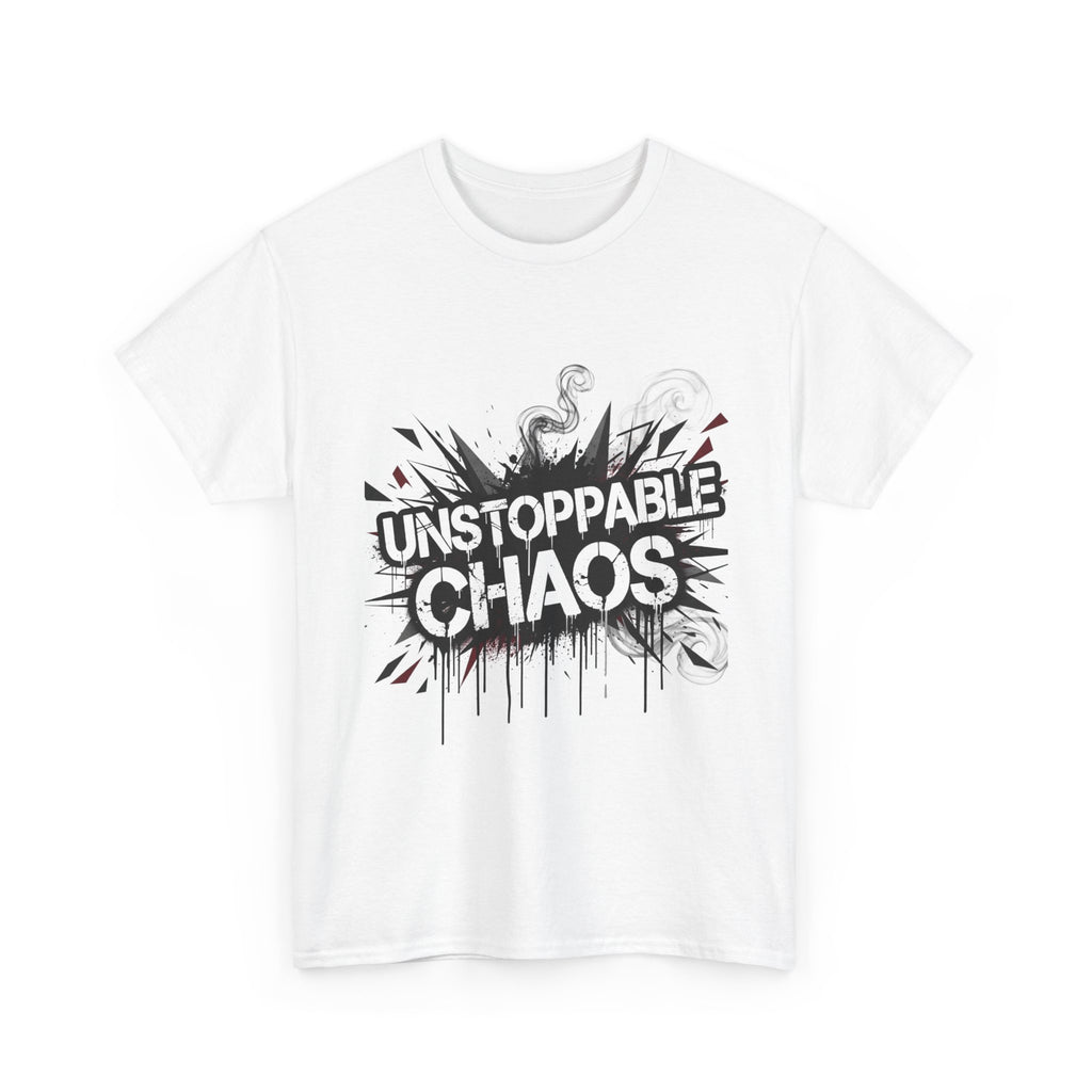 nspirational T Shirt Heavy Cotton Unisex Casual Wear Streetwear Bold Lightning Graphic Statement Top Comfortable Fit Unique Gift For Him Her