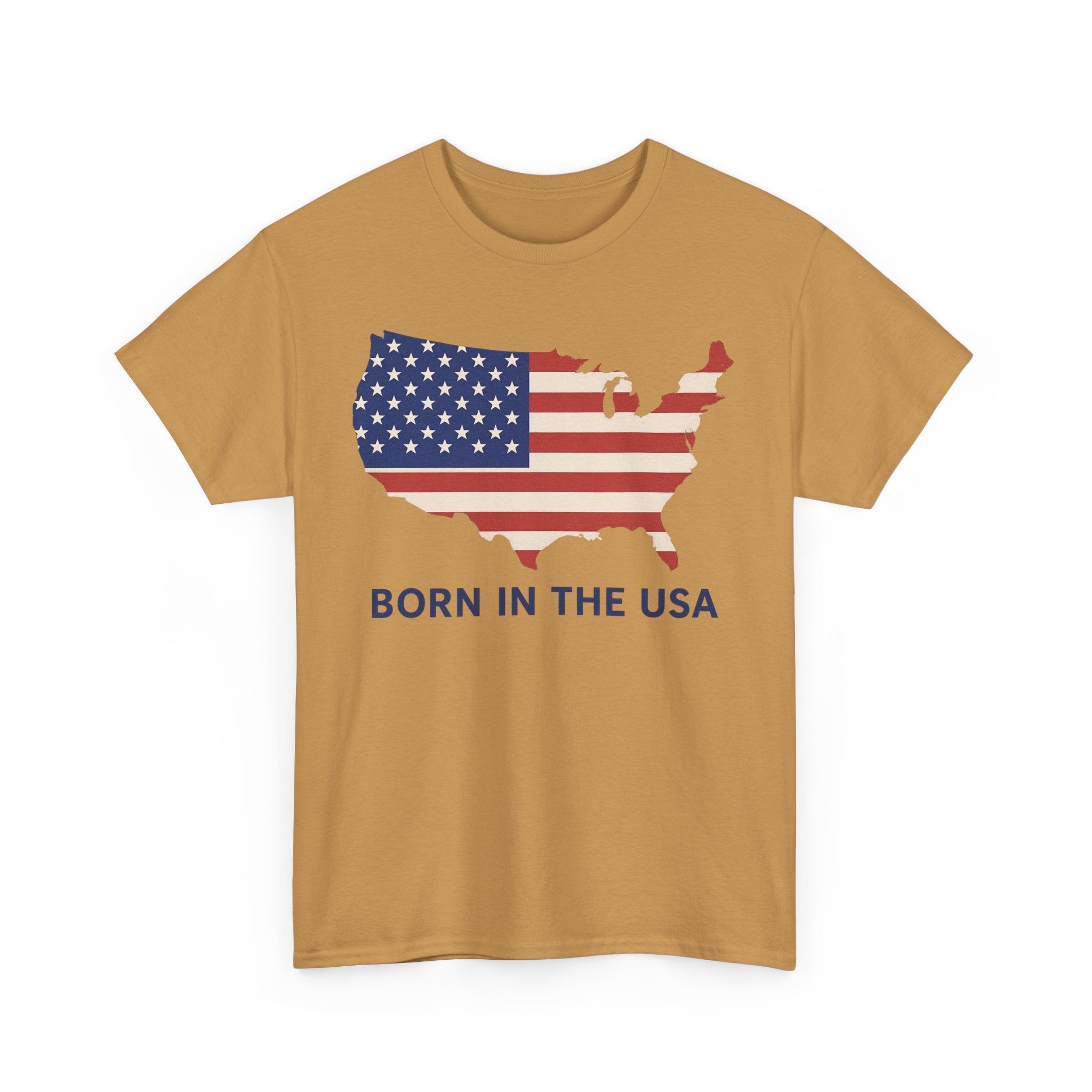 USA Pride Unisex Tee, 4th of July Gift, Born in USA, Patriotic Shirt, Couple Matching, Him Her, American Flag, Independence Day, Veterans