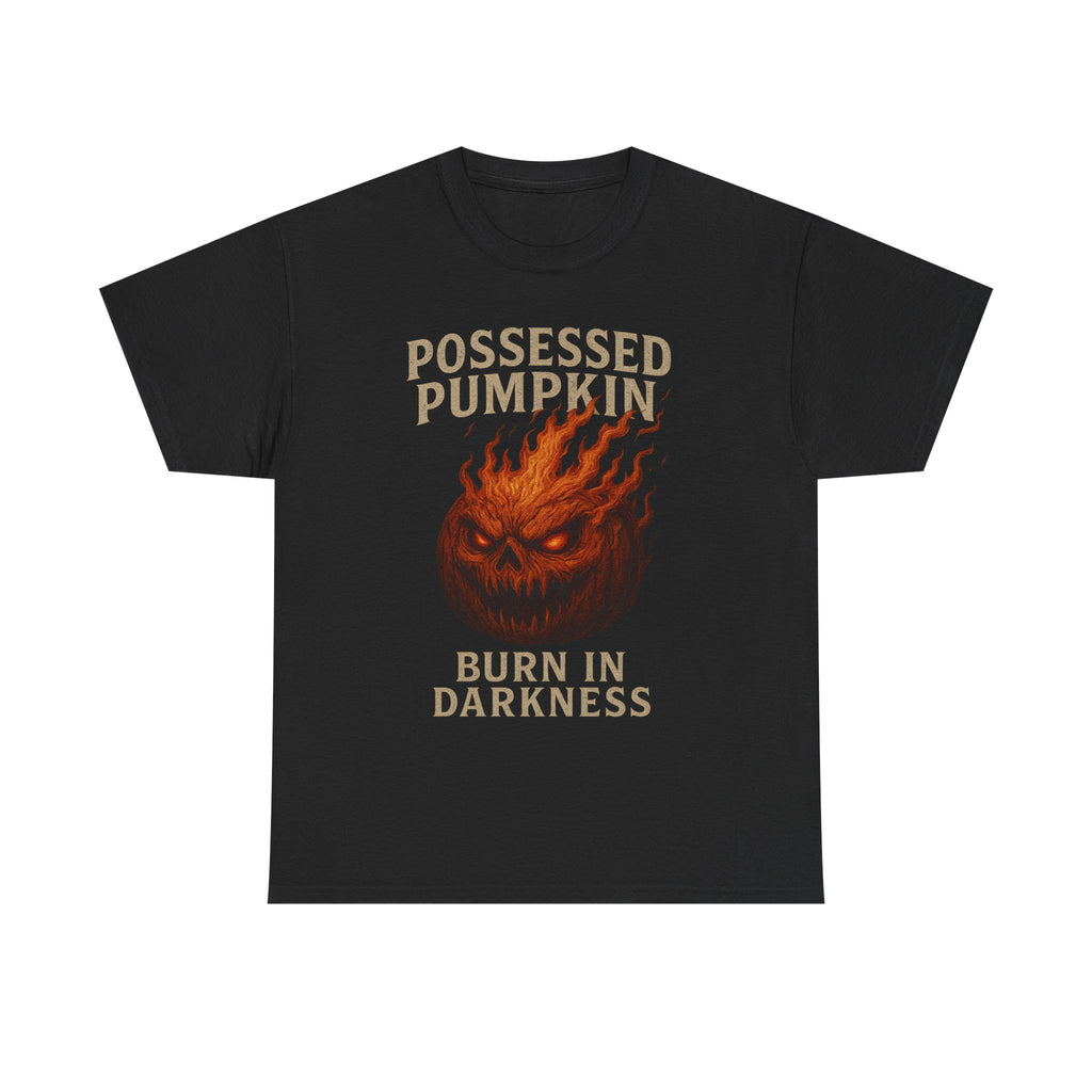 Halloween Graphic Tee - Possessed Pumpkin, Spooky Shirt, Autumn Apparel, Unisex Halloween T-Shirt, Fall Fashion