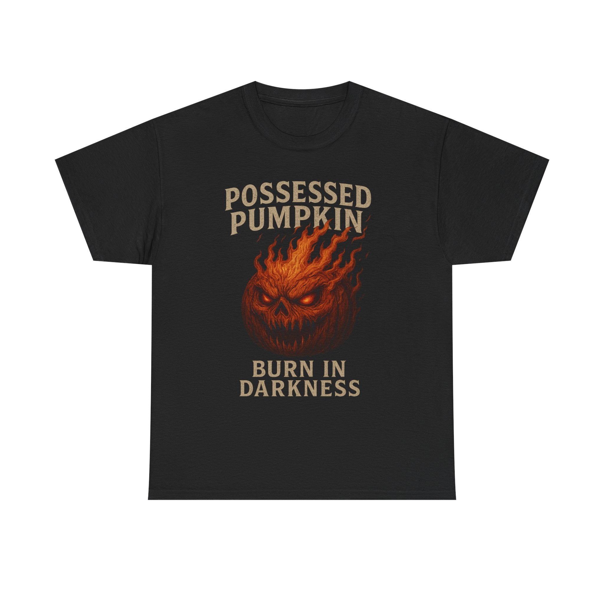Halloween Graphic Tee - Possessed Pumpkin, Spooky Shirt, Autumn Apparel, Unisex Halloween T-Shirt, Fall Fashion