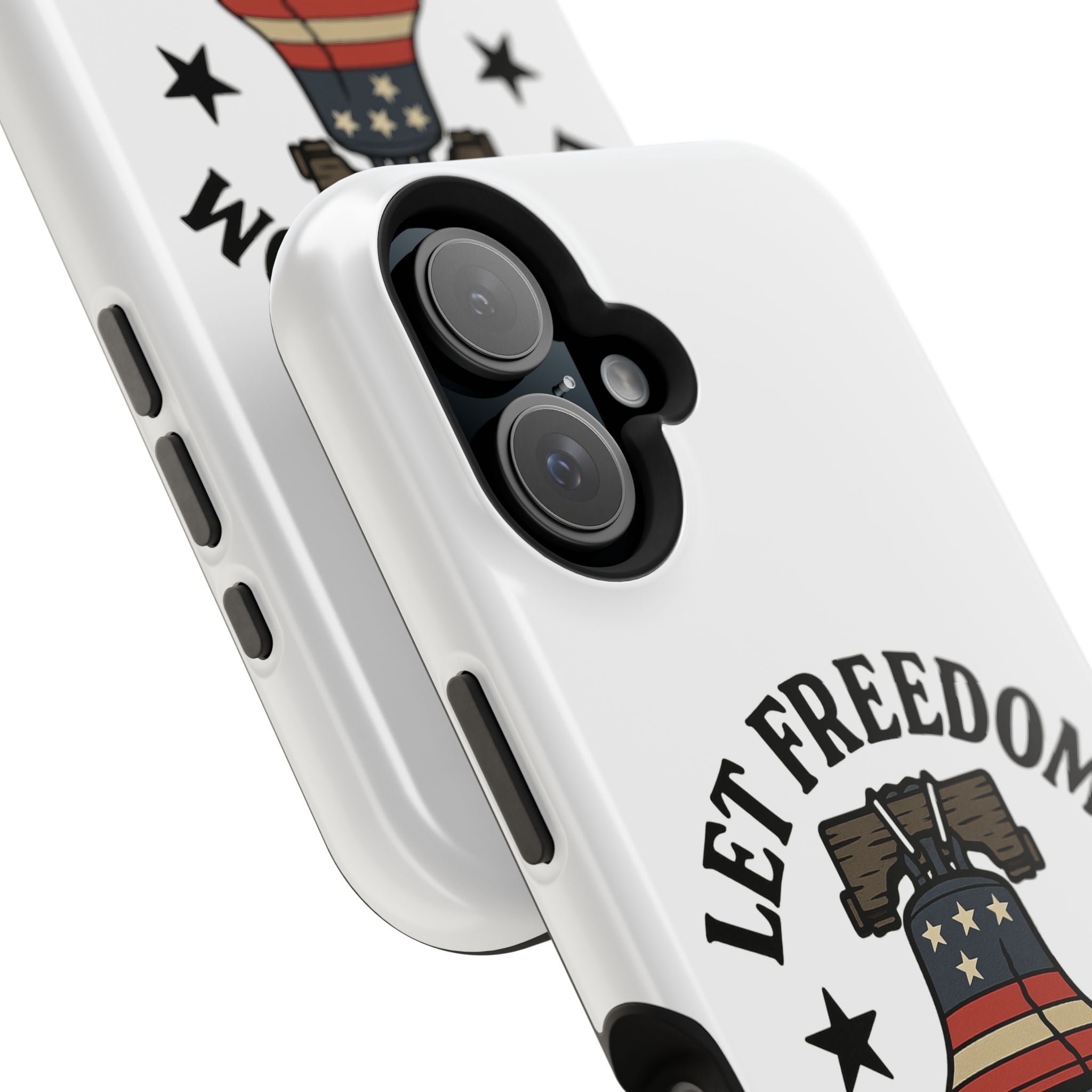 Magnetic Phone Cases with Patriotic Design, Let Freedom Ring Cases, Fun Phone Accessories, Gifts for Independence Day, Cell Phone Covers