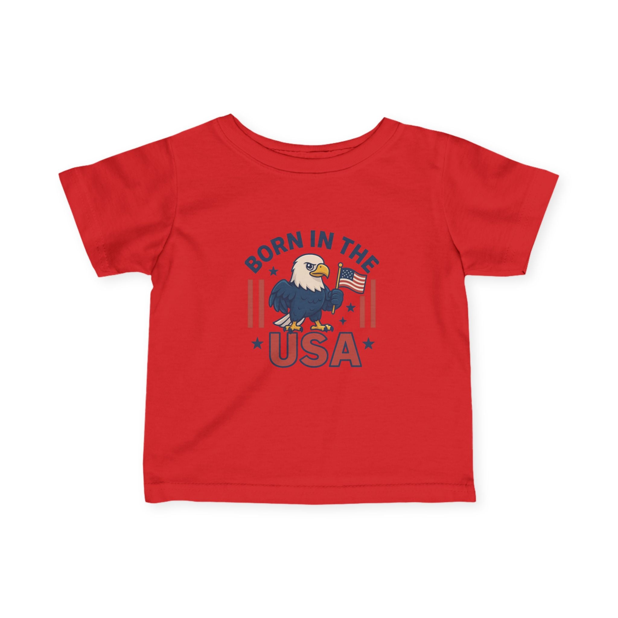 USA Eagle Infant Tee, Baby T-Shirt, Toddler Clothing, 4th of July Outfit, Patriotic Tee, Newborn Gift, American Pride Gear