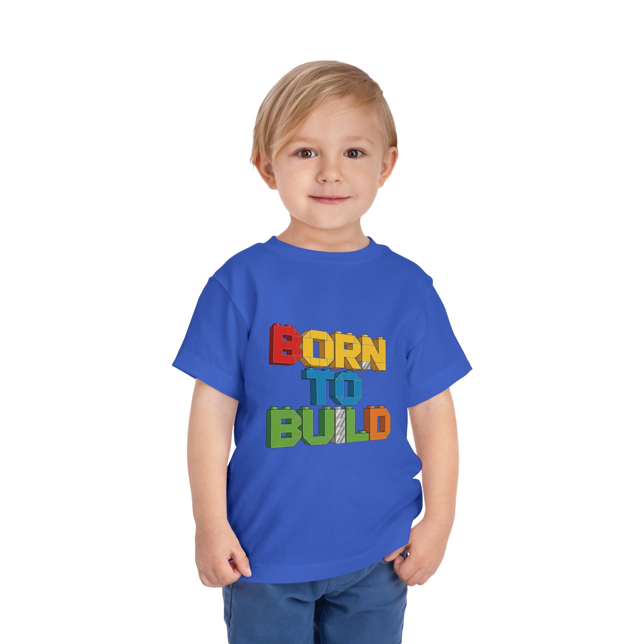 Born to Build Toddler Tee, Kids T-Shirt, Playful Children's Apparel, Birthday Gift, Playtime Outfit, Fun Learning Shirt