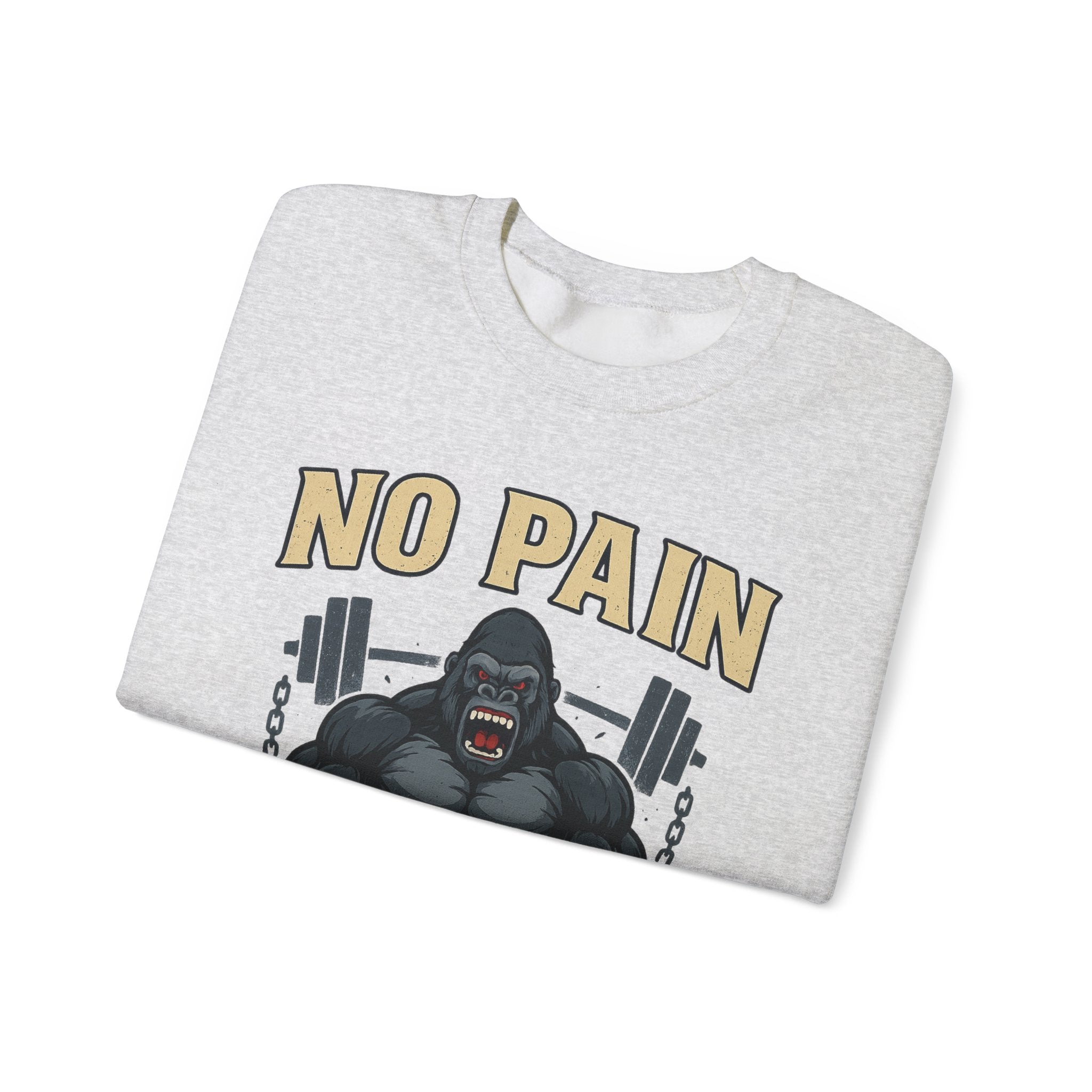 Funny Gorilla Lift Power Muscle Sweatshirt, Gym Workout Jumper, Unisex Hoodie, Gift for Fitness Enthusiasts, Novelty Graphic Tee, Exercise