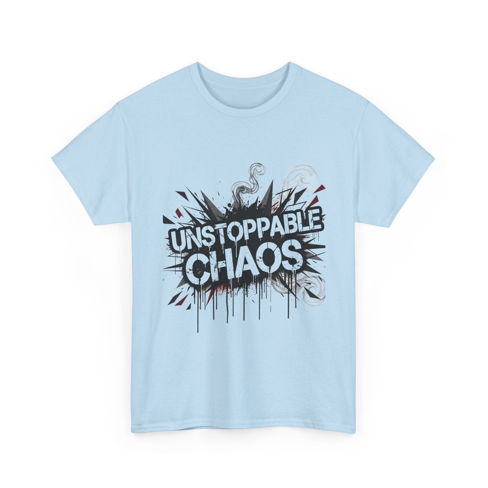 nspirational T Shirt Heavy Cotton Unisex Casual Wear Streetwear Bold Lightning Graphic Statement Top Comfortable Fit Unique Gift For Him Her