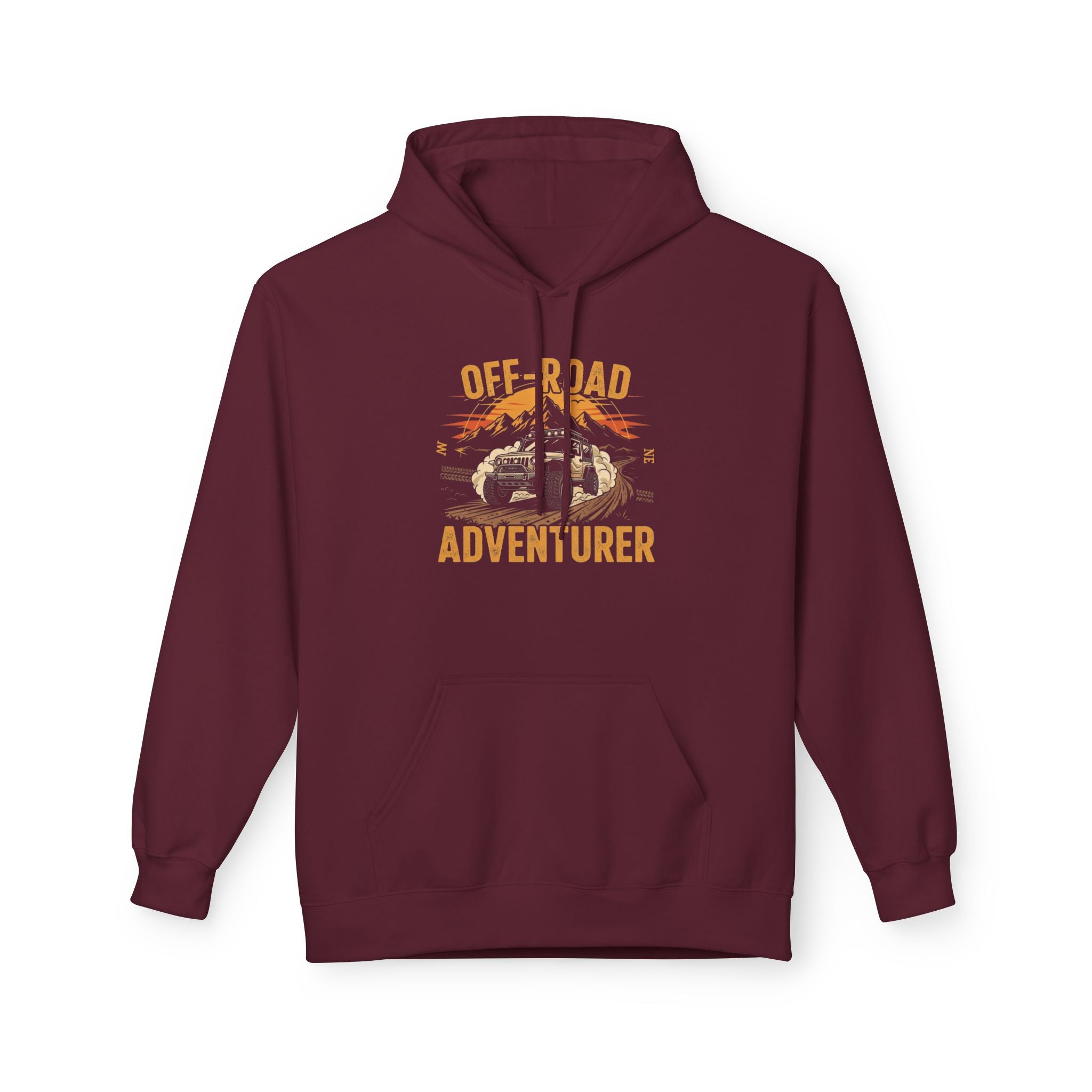 Off-Road Adventurer Hoodie | Cozy Fleece, Perfect Gift for Outdoor Lovers, Camping Hoodie, Adventure Apparel, Travel Gear, Gift for Him/Her