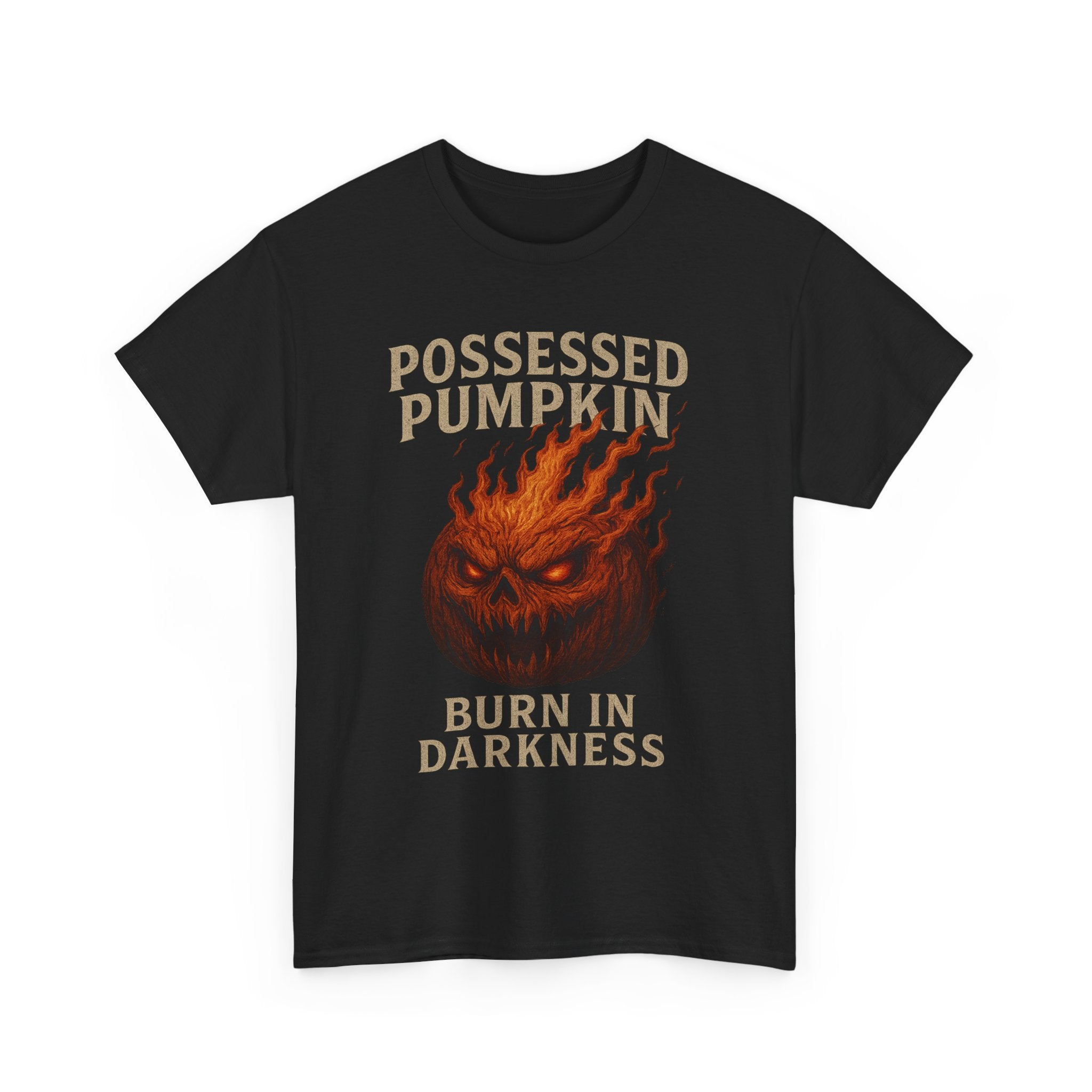 Halloween Graphic Tee - Possessed Pumpkin, Spooky Shirt, Autumn Apparel, Unisex Halloween T-Shirt, Fall Fashion