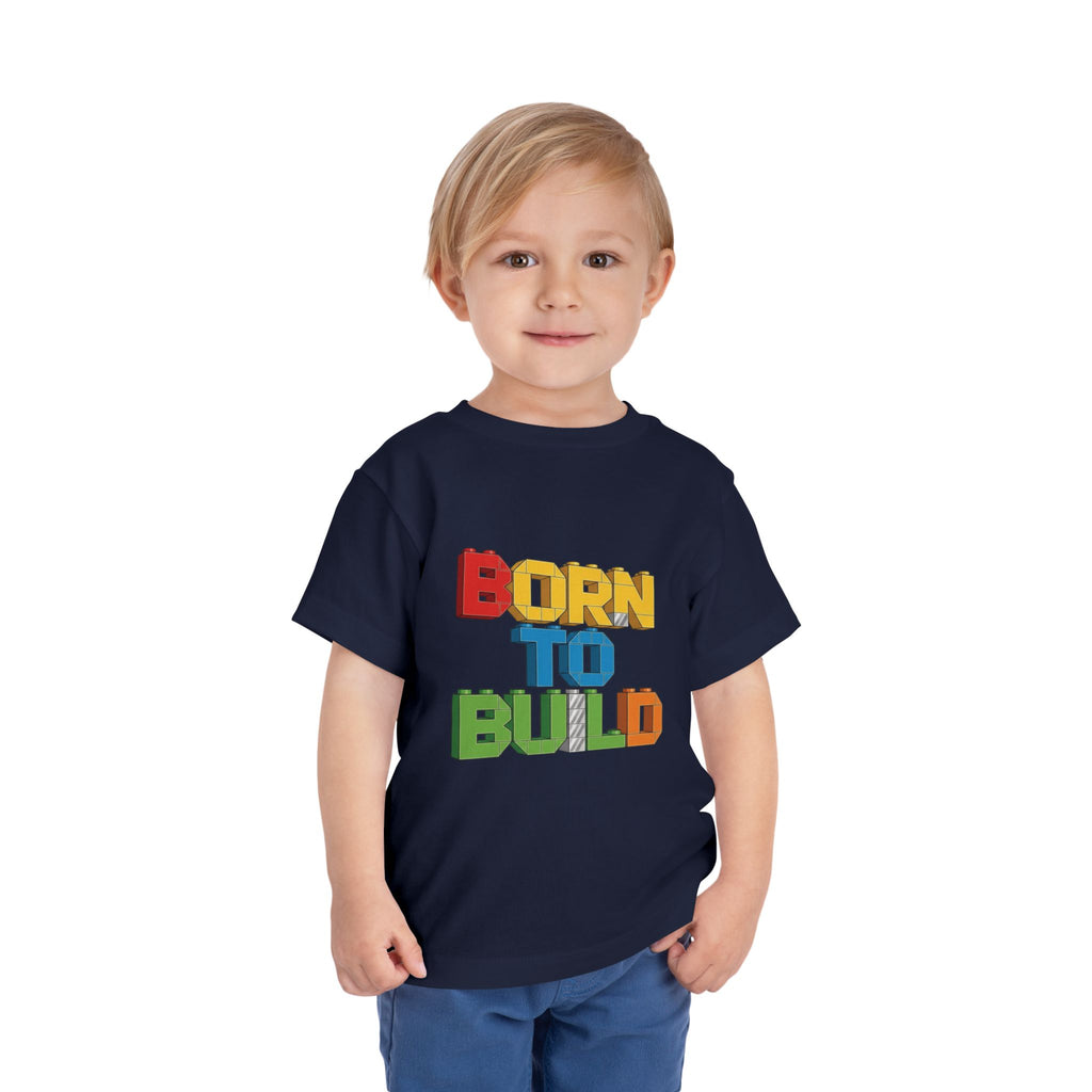 Born to Build Toddler Tee, Kids T-Shirt, Playful Children's Apparel, Birthday Gift, Playtime Outfit, Fun Learning Shirt