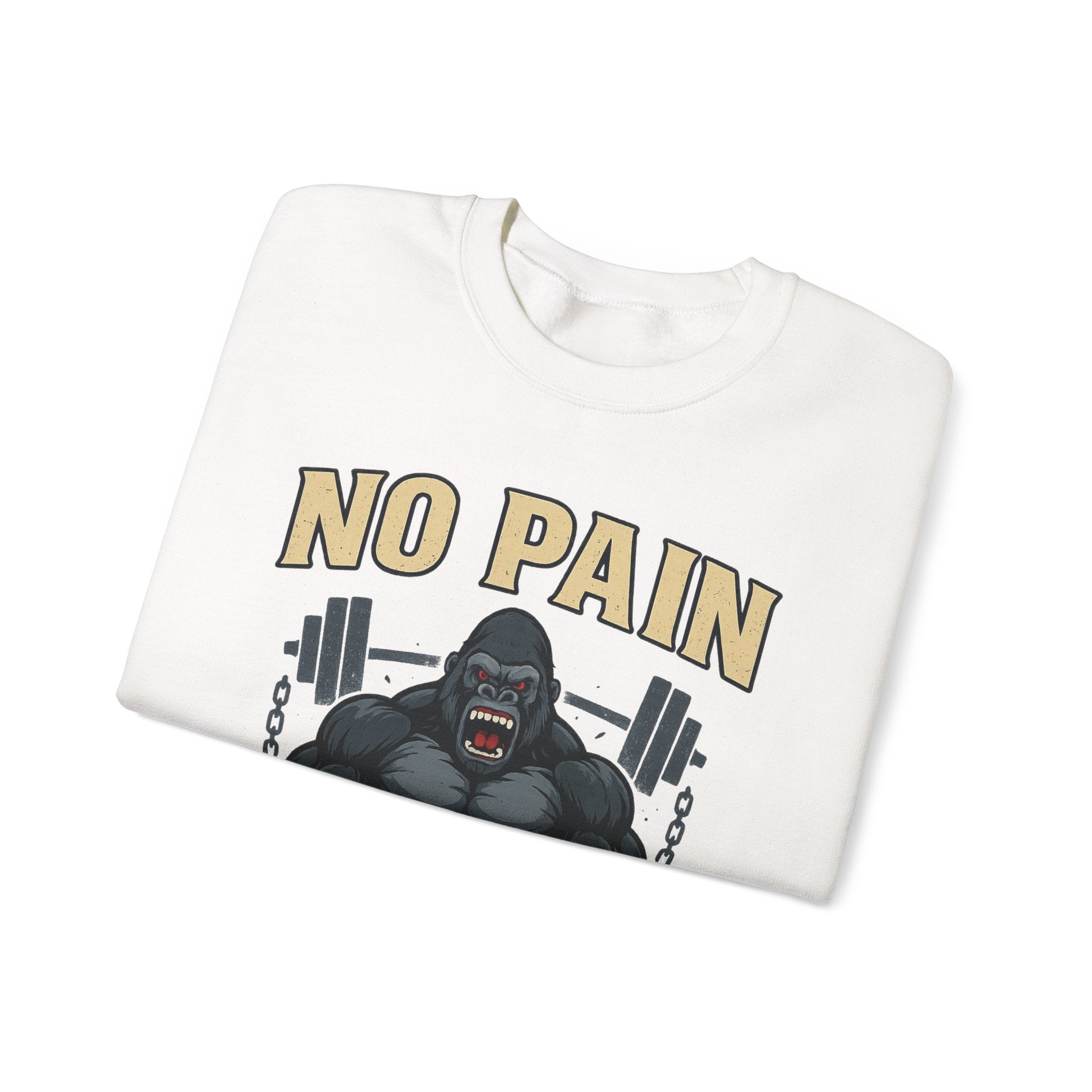 Funny Gorilla Lift Power Muscle Sweatshirt, Gym Workout Jumper, Unisex Hoodie, Gift for Fitness Enthusiasts, Novelty Graphic Tee, Exercise