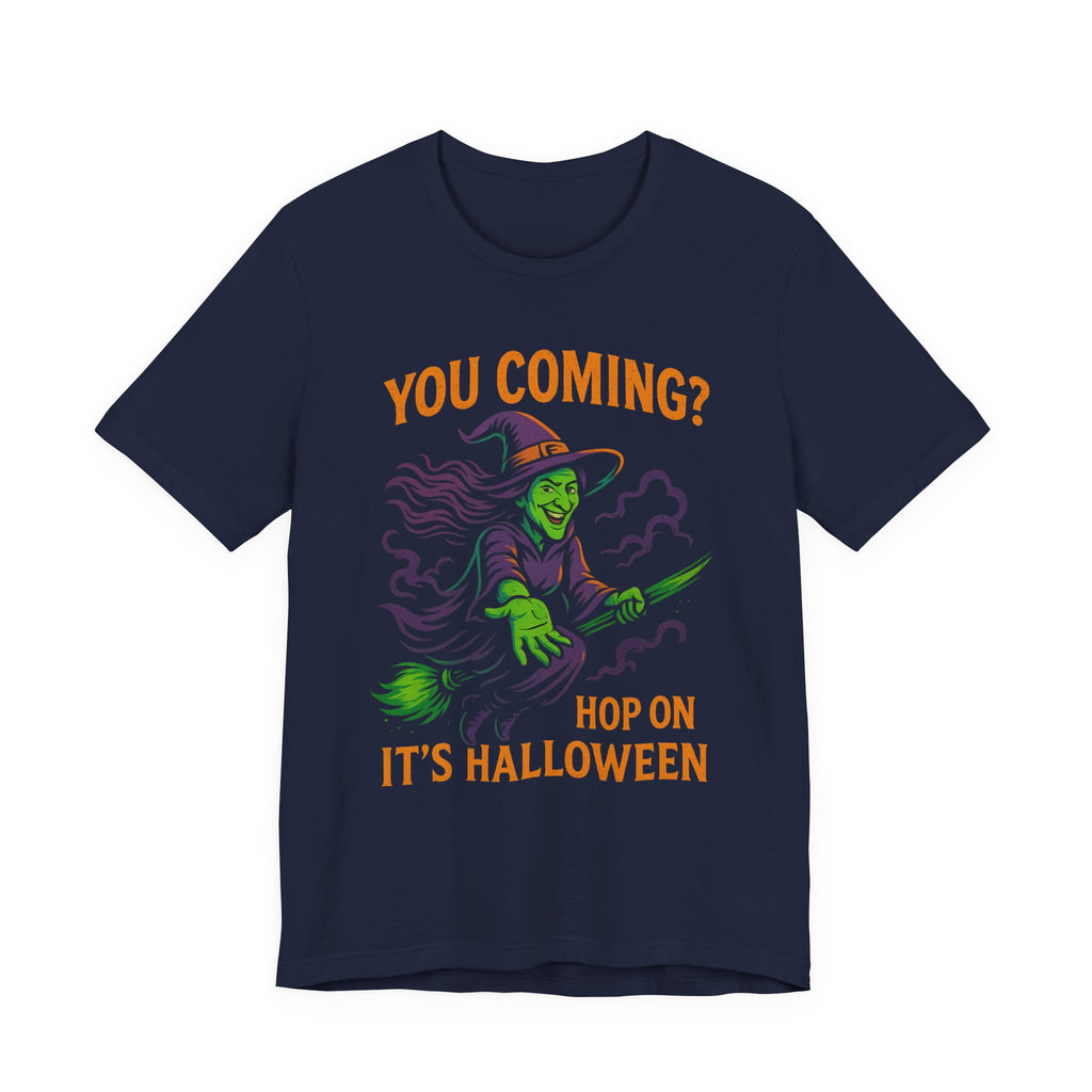 Funny witch t shirt spooky tee sarcastic halloween shirt colorful scary shirt unisex cotton top creepy gift for her him