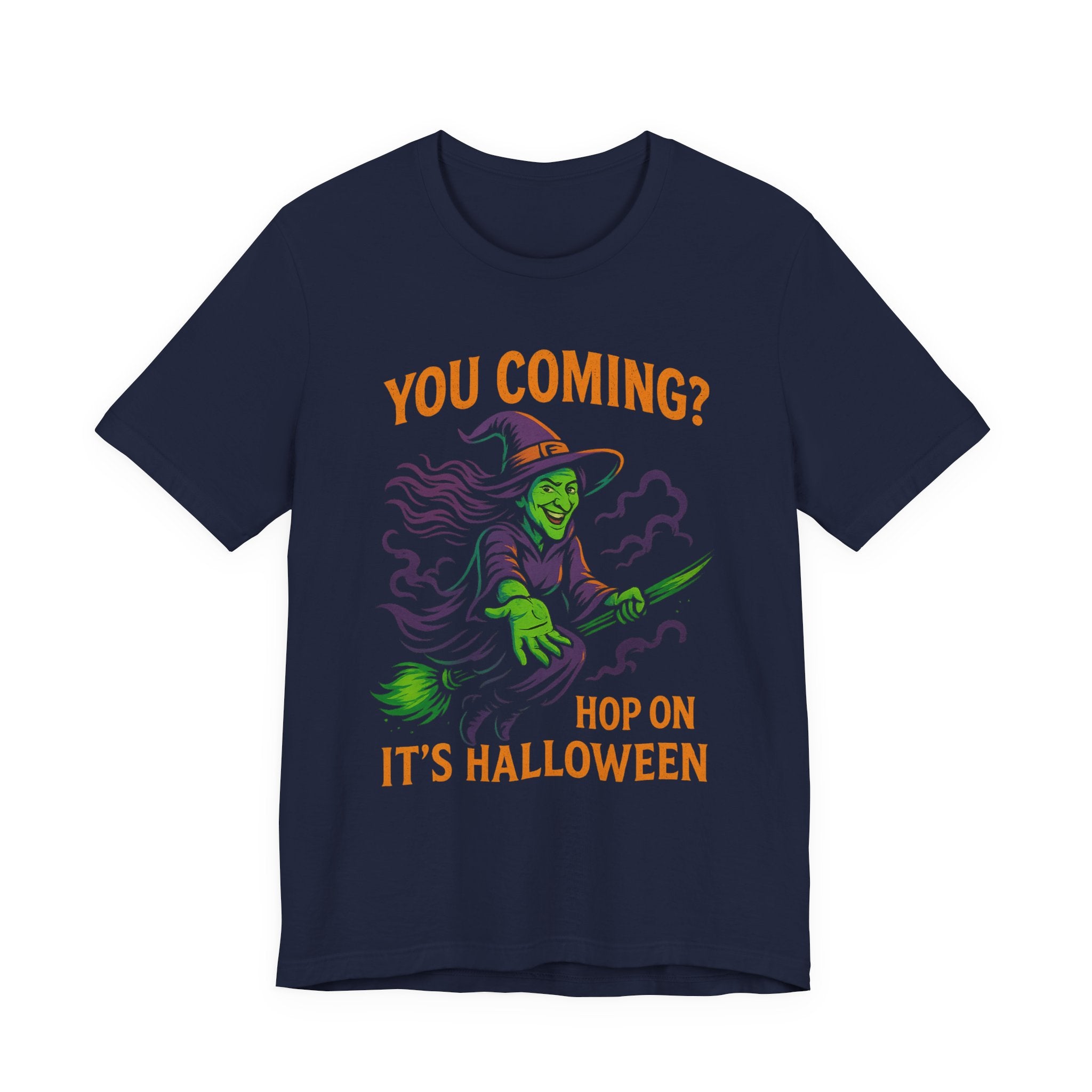 Funny witch t shirt spooky tee sarcastic halloween shirt colorful scary shirt unisex cotton top creepy gift for her him