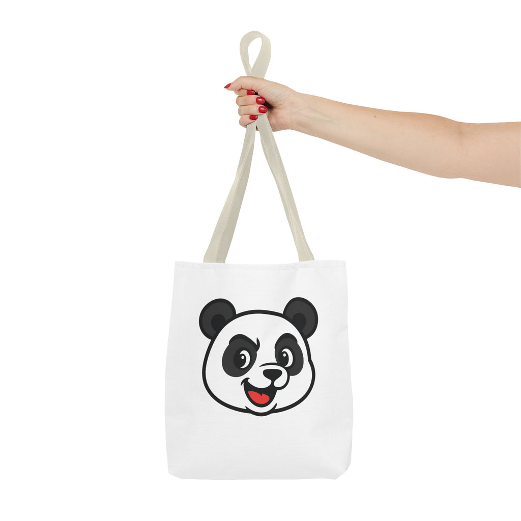 Cute Panda Tote Bag, Hand Bag Gift for Her, Reusable Shopping Bag, Shoulder Bag, Eco-Friendly Tote, Canvas Tote, Gift for Panda Lover