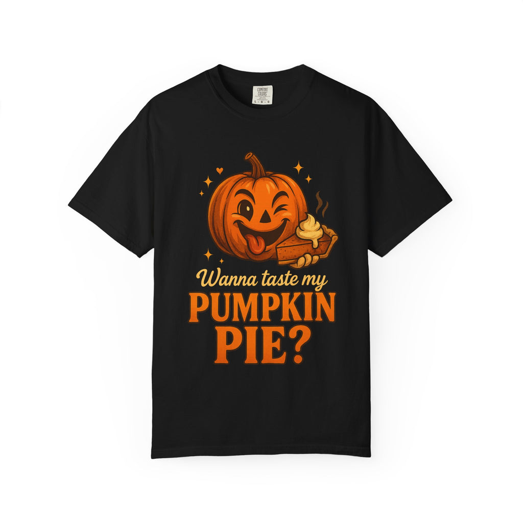 Pumpkin Pie Humor T-Shirt, Fall Apparel, Halloween Fun Shirt, Unisex Gift, Autumn Fashion Statement