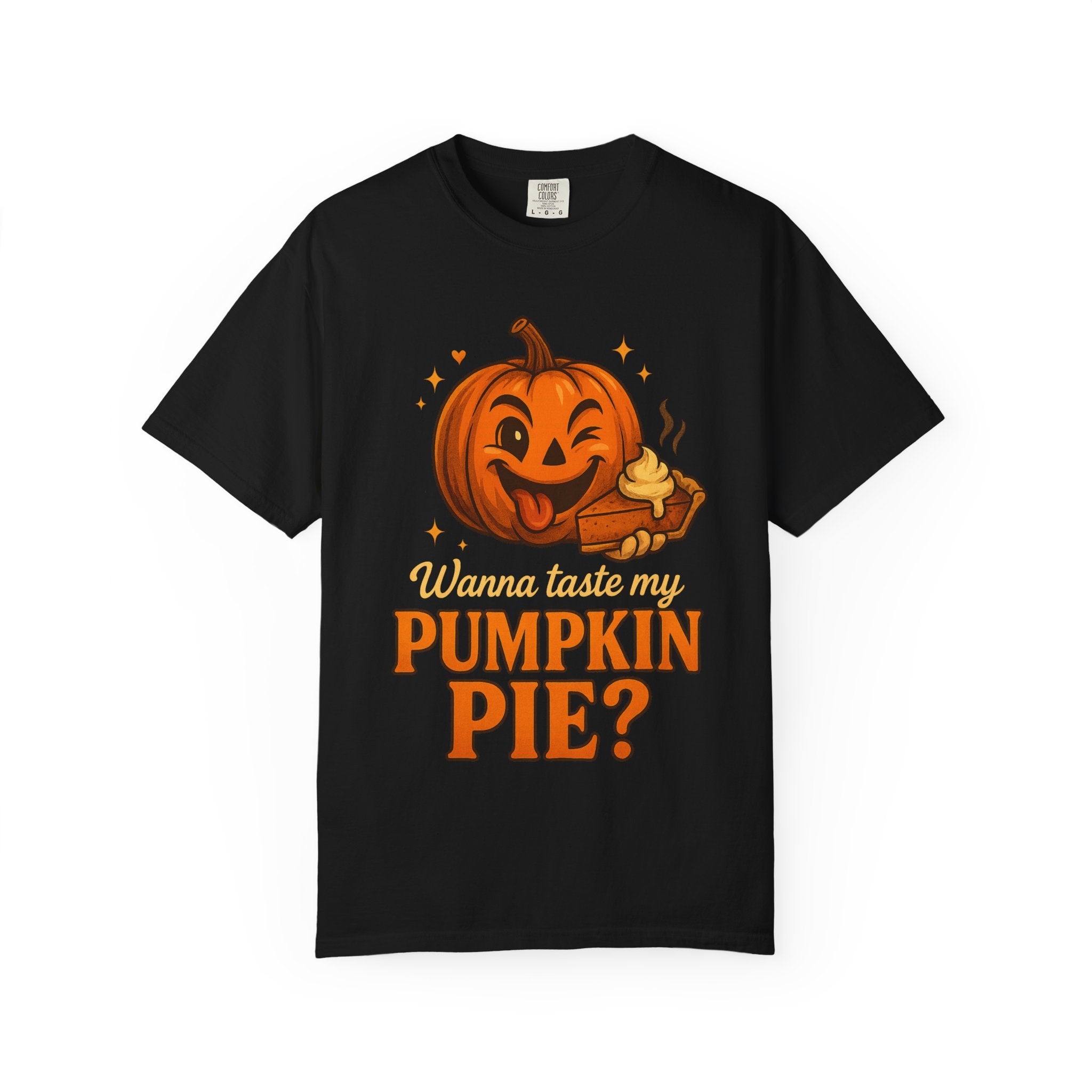 Pumpkin Pie Humor T-Shirt, Fall Apparel, Halloween Fun Shirt, Unisex Gift, Autumn Fashion Statement