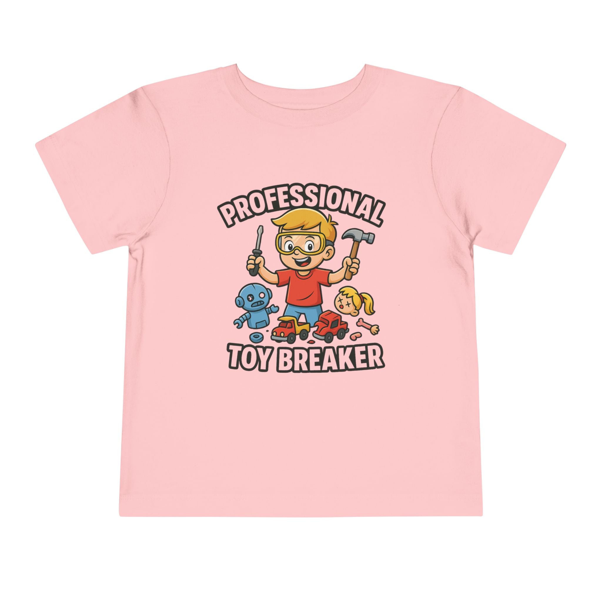 Professional Toy Breaker Toddler Tee, Fun Kids Shirt, Playful Gift for Boys, Child's Birthday Tee, Unique Toddler Outfit, Gift for Kids