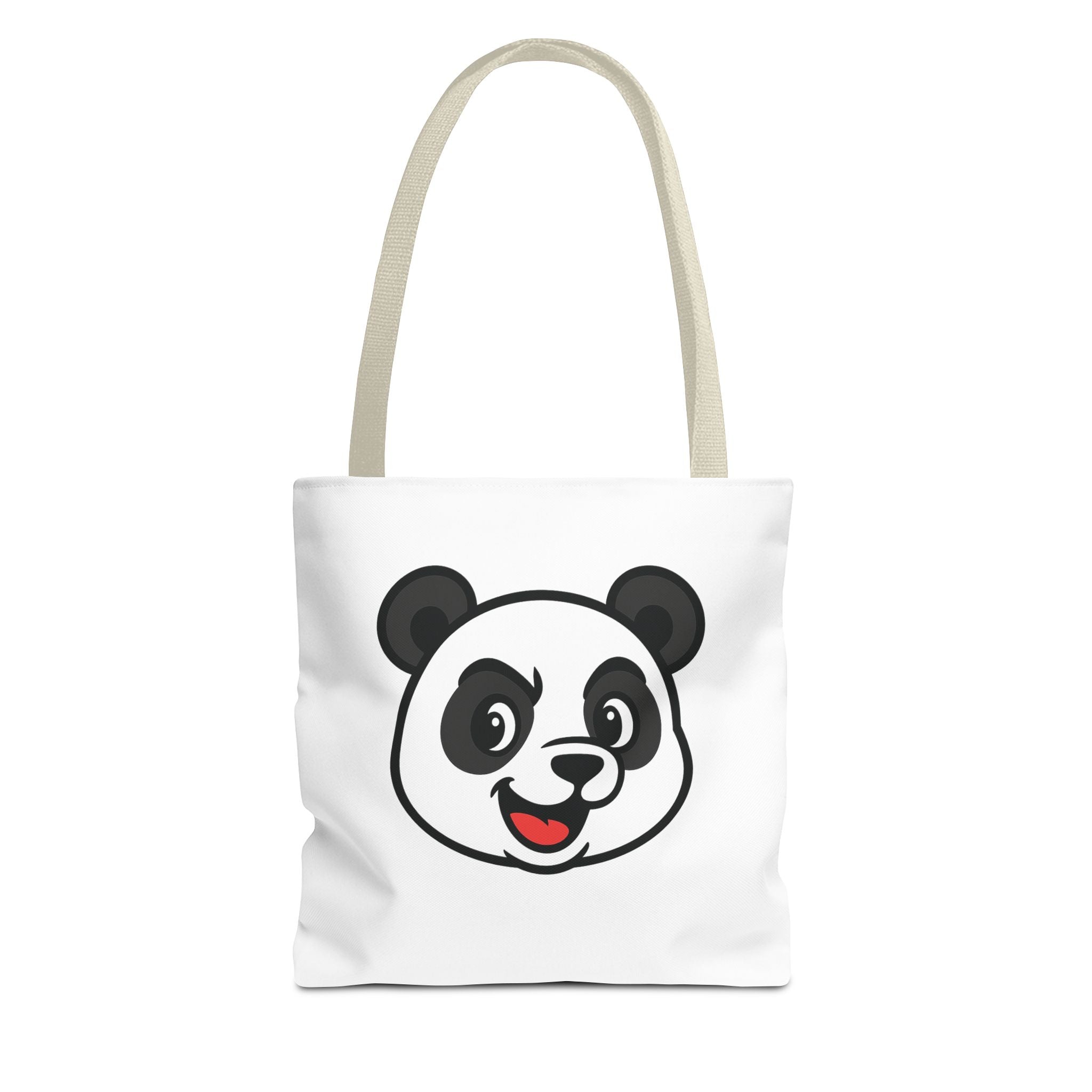 Cute Panda Tote Bag, Hand Bag Gift for Her, Reusable Shopping Bag, Shoulder Bag, Eco-Friendly Tote, Canvas Tote, Gift for Panda Lover