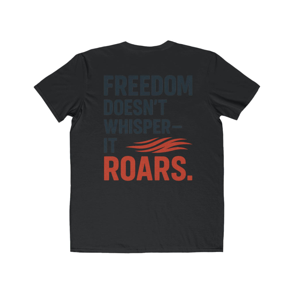 4th of July T-Shirt Liberty & Loud Patriotic USA Tee Independence Day Gift Shirt American Flag Top Fireworks 4th of July Present Gift