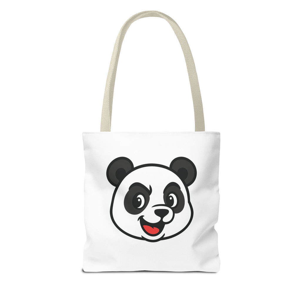 Cute Panda Tote Bag, Hand Bag Gift for Her, Reusable Shopping Bag, Shoulder Bag, Eco-Friendly Tote, Canvas Tote, Gift for Panda Lover