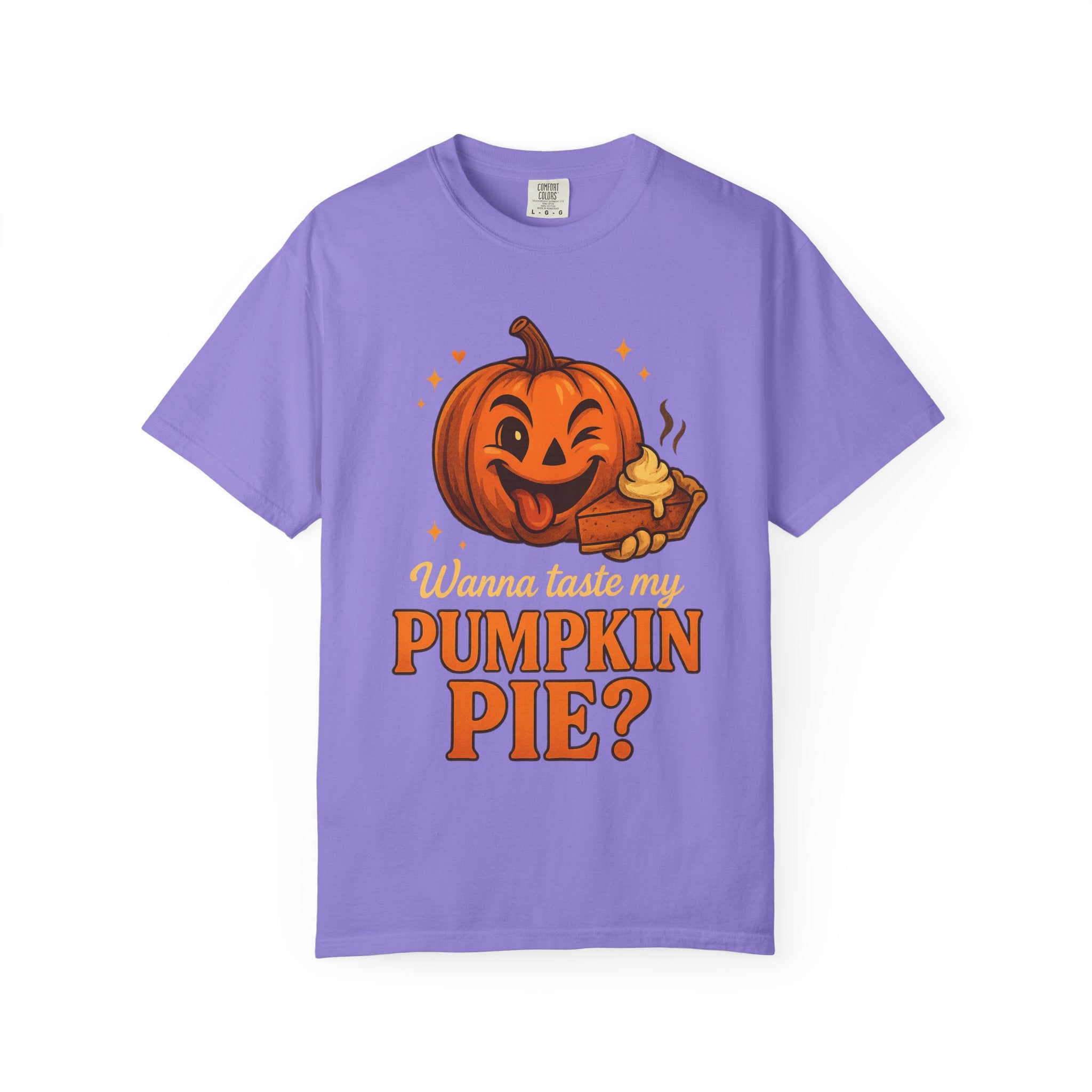 Pumpkin Pie Humor T-Shirt, Fall Apparel, Halloween Fun Shirt, Unisex Gift, Autumn Fashion Statement