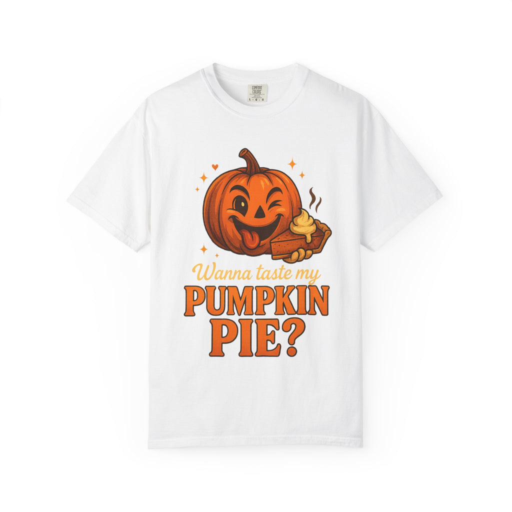 Pumpkin Pie Humor T-Shirt, Fall Apparel, Halloween Fun Shirt, Unisex Gift, Autumn Fashion Statement