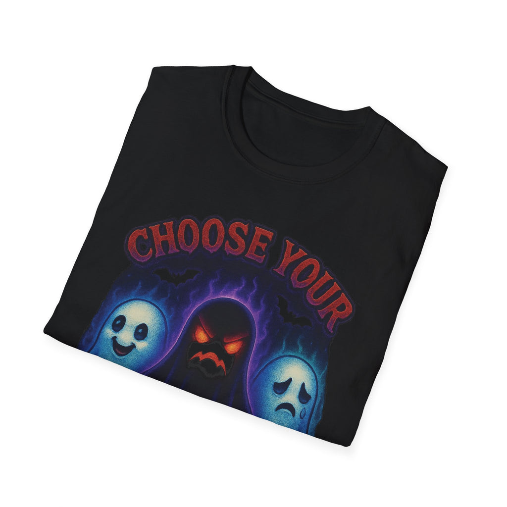 Choose Your Mood Halloween T-Shirt, Unisex Graphic Tee, Spooky Costume Shirt, Gift for Halloween, Fall Fashion