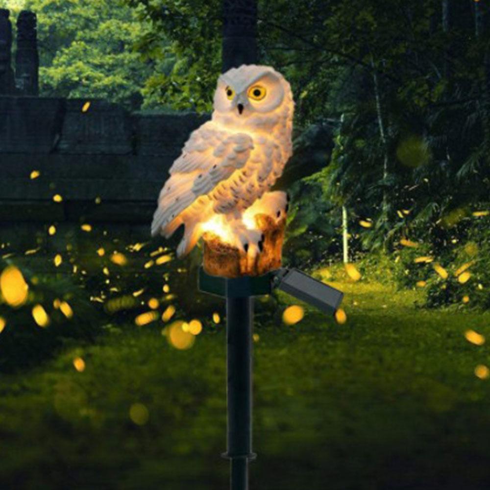 Owl Solar Lights for Halloween Decoration Outdoor Waterproof Stake
