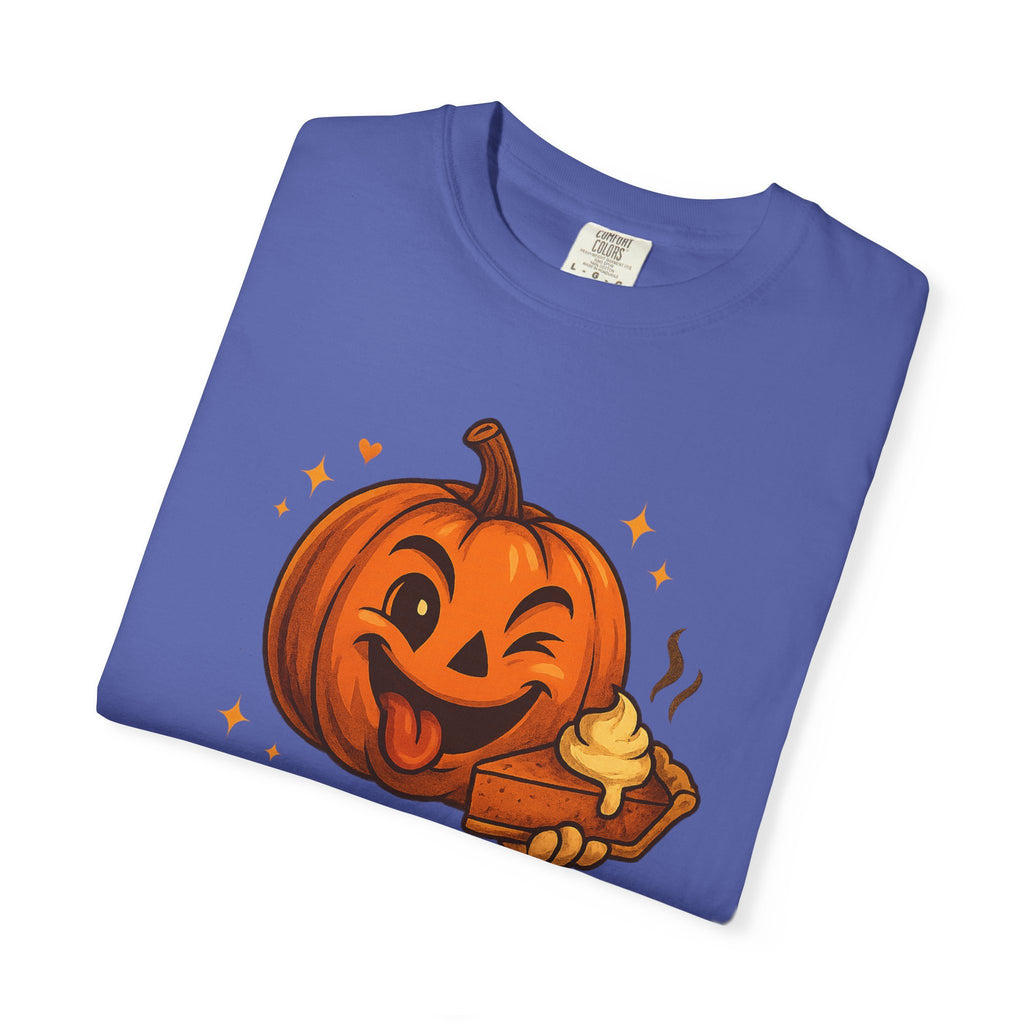 Pumpkin Pie Humor T-Shirt, Fall Apparel, Halloween Fun Shirt, Unisex Gift, Autumn Fashion Statement
