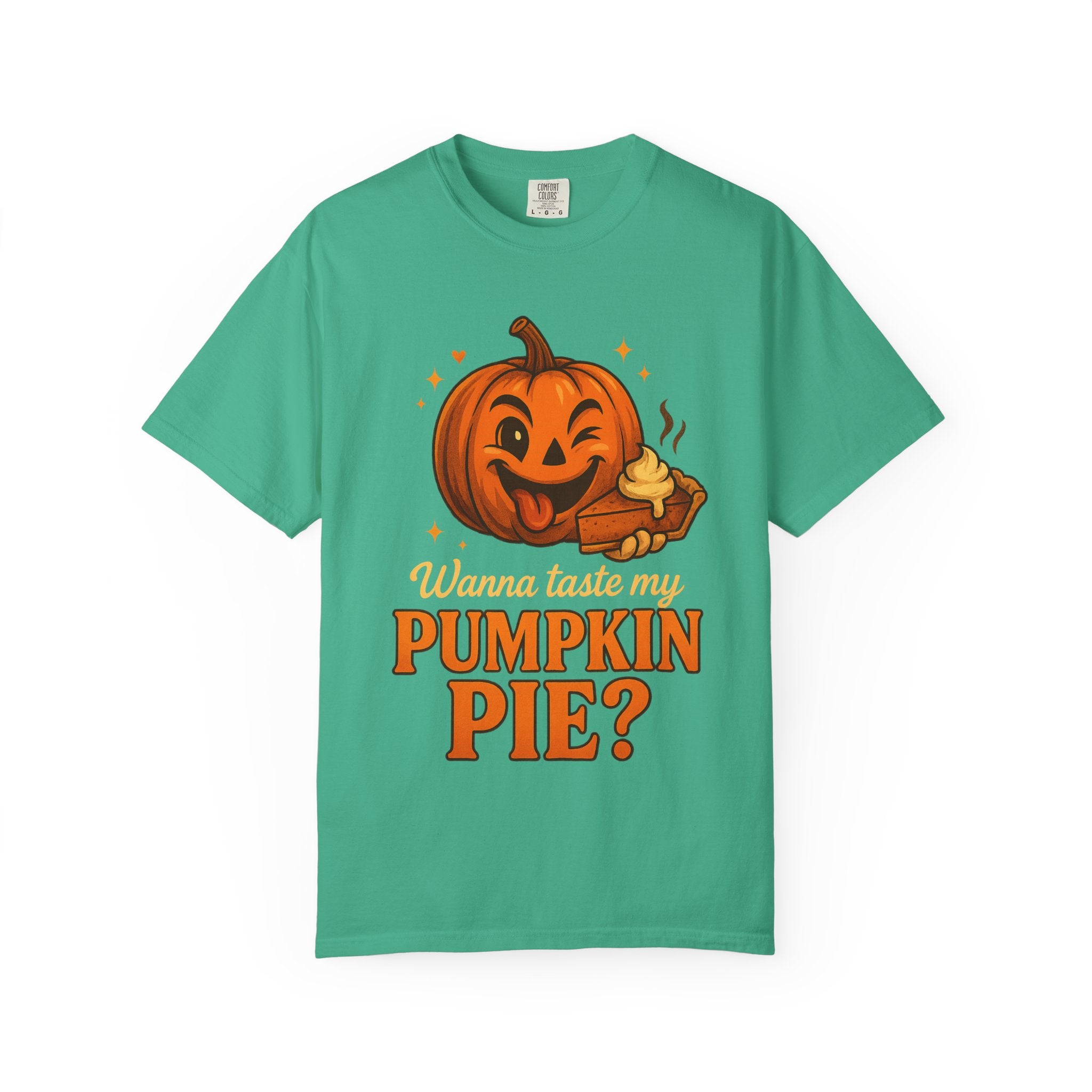 Pumpkin Pie Humor T-Shirt, Fall Apparel, Halloween Fun Shirt, Unisex Gift, Autumn Fashion Statement