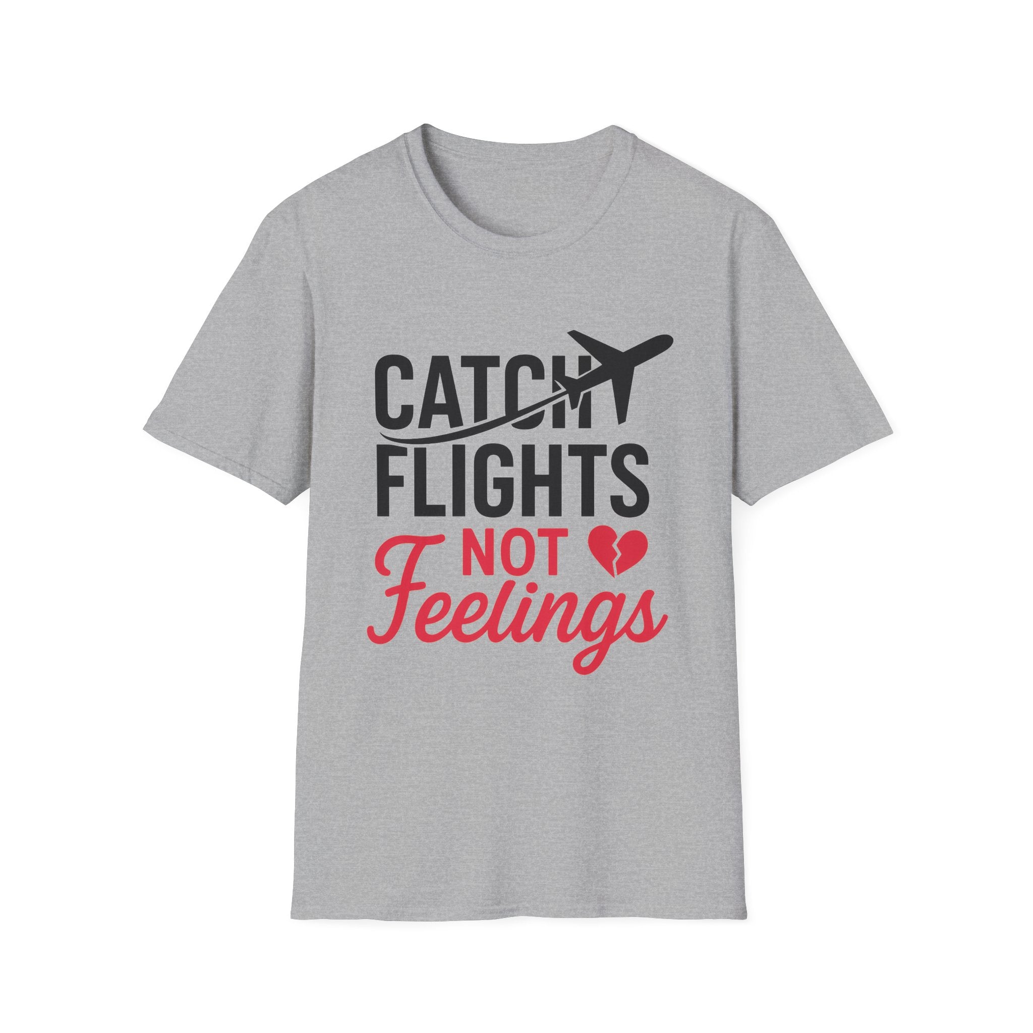 Catch Flights T-Shirt | Travel Lover Tee | Airplane Graphic Shirt | Funny Travel Gift | Adventure Attire | Vacation Essential
