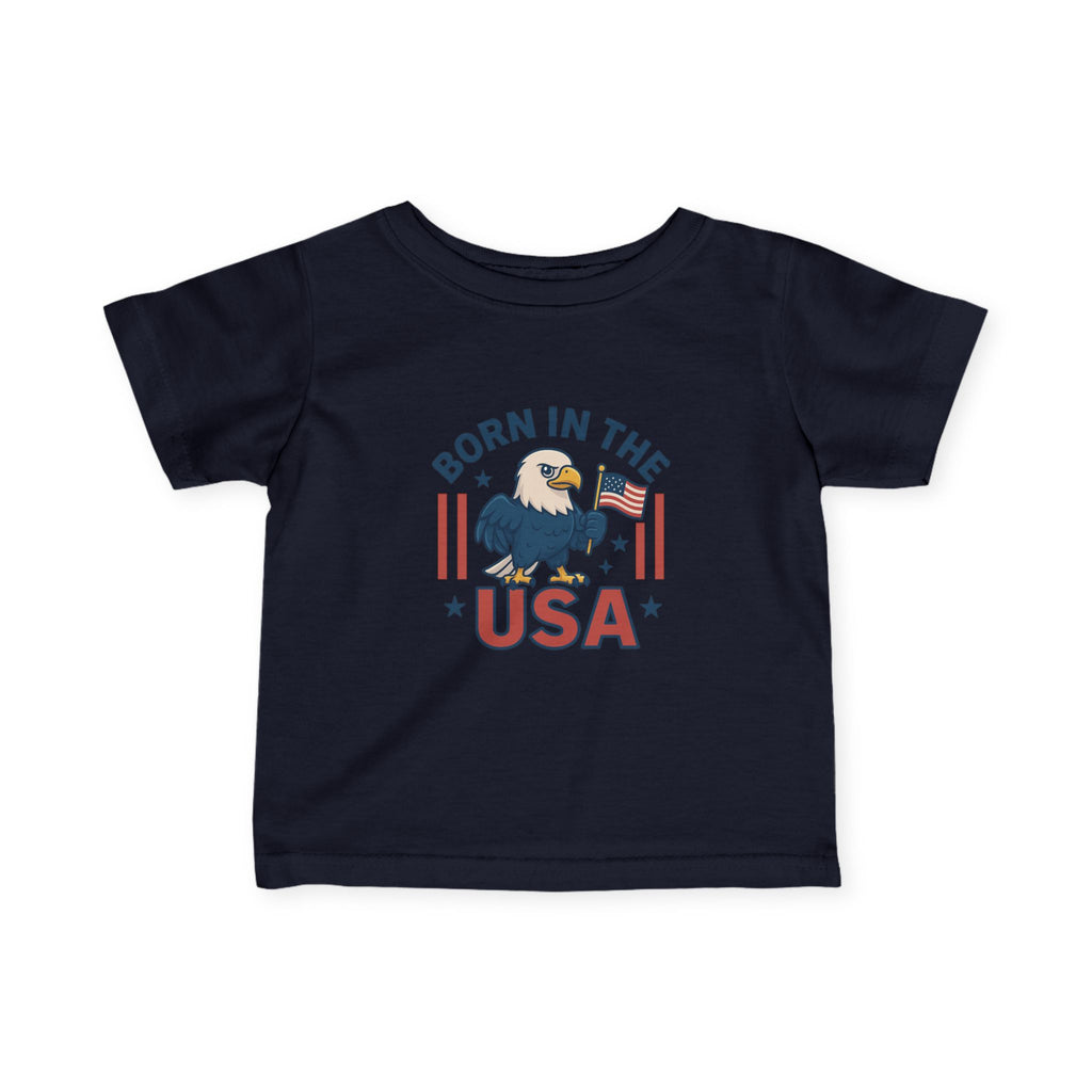 USA Eagle Infant Tee, Baby T-Shirt, Toddler Clothing, 4th of July Outfit, Patriotic Tee, Newborn Gift, American Pride Gear