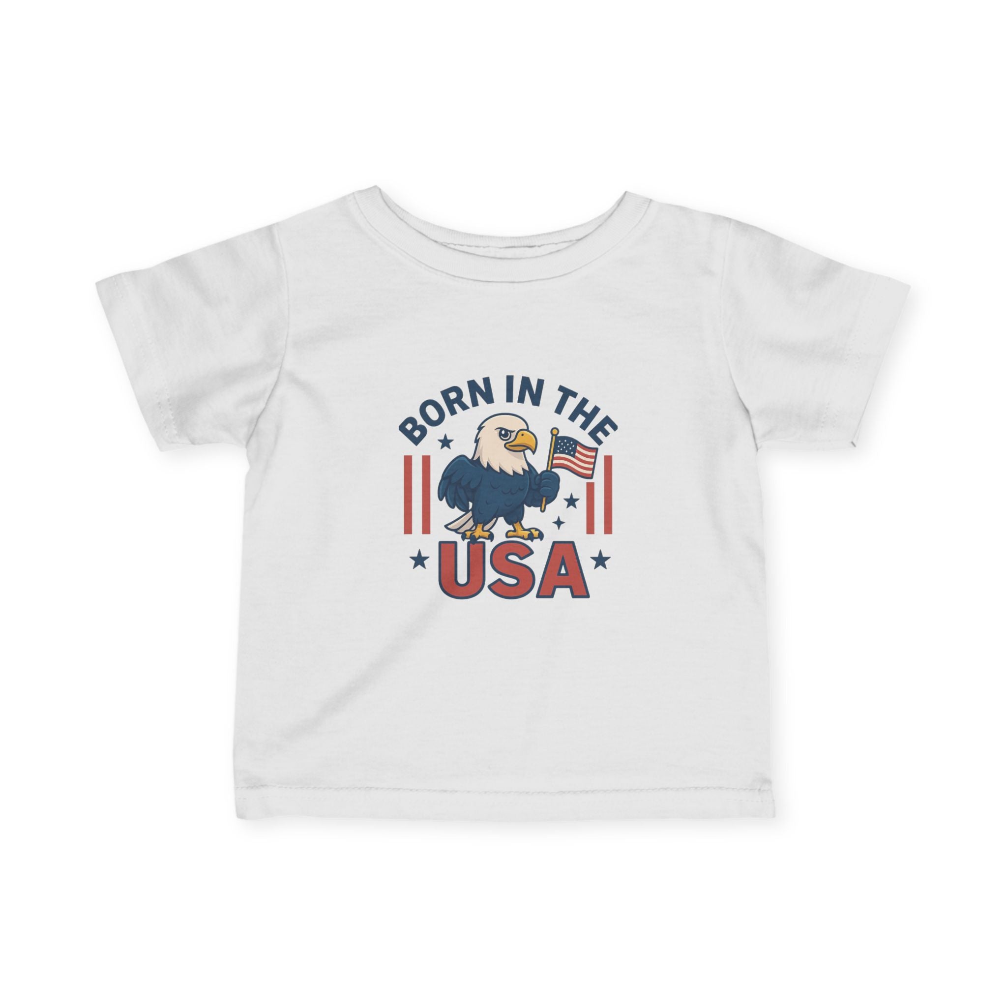 USA Eagle Infant Tee, Baby T-Shirt, Toddler Clothing, 4th of July Outfit, Patriotic Tee, Newborn Gift, American Pride Gear
