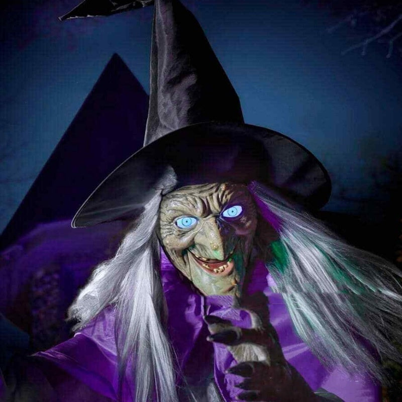 Halloween Flying Witch Decoration Halloween Ghost Outdoor Scary