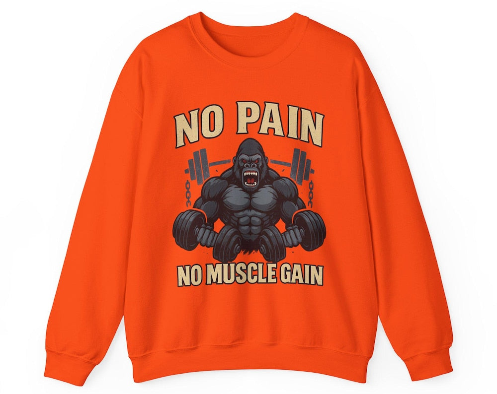 Funny Gorilla Gym Sweatshirt