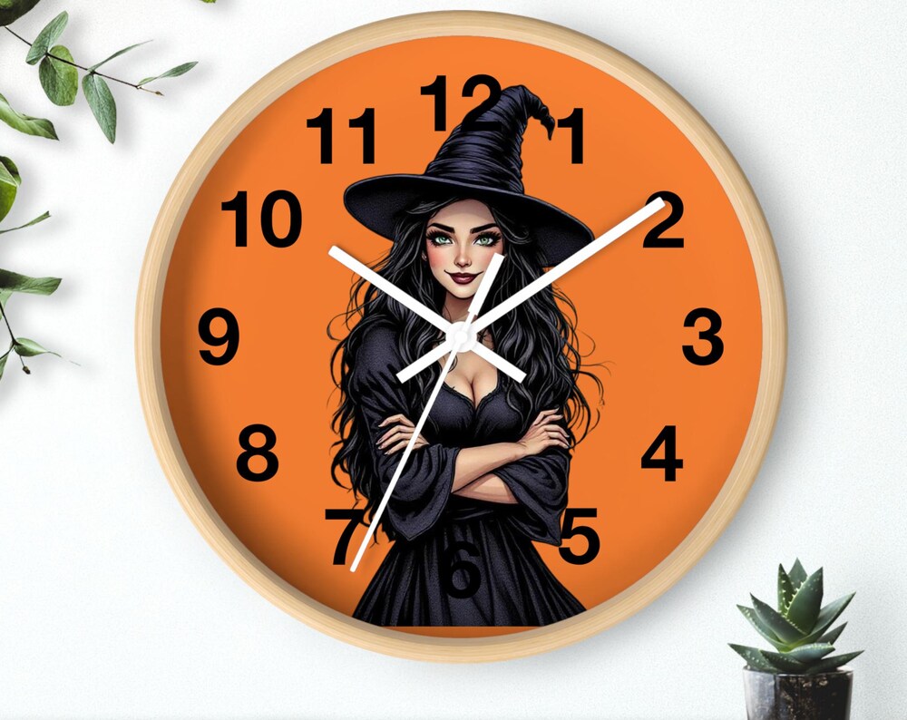 Witchy Wall Clock
